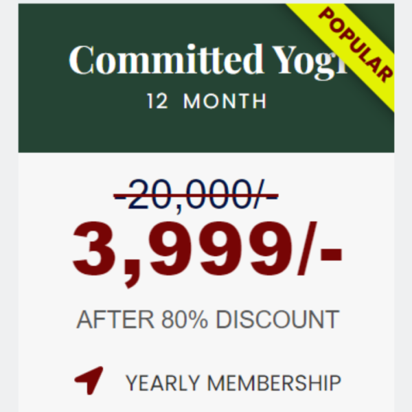 Committed Yogi - 12 MONTH